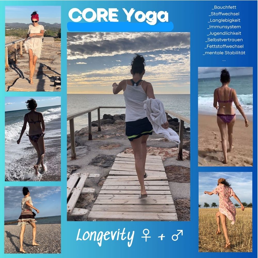 ♀+♂ Longevity Core Yoga – Bauchfett, mentale Stabilität, einen “langen” Körper,  uvm …